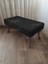 110 cm Düz Ayak Ucu Kapı Önü Antre Bench Puf Gümüş Ayak 1