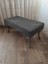 110 cm Düz Ayak Ucu Kapı Önü Antre Bench Puf Gümüş Ayak 1