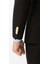 Slim Fit Duz Kruvaze Takım Elbıse Siyah 1