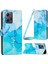 Xiaomi Redmi Not 12 4g Mermer Pot Pu Deri Kılıf Stand Cüzdan Flip Telefon Kapağı Omuz Kayışı ile (Yurt Dışından) 1