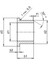 W300, Sleeve Bearing With Flange, 13 mm Iç Çap Kovanlı Yatak Rulman Içi 2