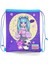 Kids Mor Pembe Anime Kız Desenli Ipli Büzgülü Sırt Çantası 22435 1