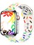 Apple Watch Seri 7/8/9 41mm ile Uyumlu Kordon Pride Style Jel Silikon Kordon Kayış 1