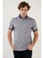 Pamuk Karışımlı Desenli Slim Fit Polo T Shirt Erkek T Shirt 646B3270 3