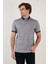 Pamuk Karışımlı Desenli Slim Fit Polo T Shirt Erkek T Shirt 646B3270 4