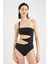 Fall in Love Regular Fit Tek Omuzlu Aksesuar Detayı Esnek Dokulu Mayo W9359AZ22SM 2