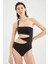 Fall in Love Regular Fit Tek Omuzlu Aksesuar Detayı Esnek Dokulu Mayo W9359AZ22SM 3