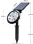18W LED Solar Kazıklı Çim Armatür Cata Güneş Enerjili Çim Lambası Bahçe Aydınlatma Lambası 6500K Beyaz Işık 3