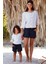 Penye MOOD-8341-KIZ Çocuk Pijama Takımı-Lacivert 1