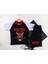 Çocuk New York Bulls Jorden Model T-Shirt ve Şort Takımı 1