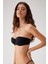 2'li Paket Siyah-Ten 6803 Verona Soft Push Up Yarı Destekli Straplez Sütyen Set 3
