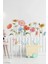 Rengarenk Watercolor Vahşi Çiçekler Modern Duvar Sticker 4