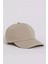 %100 Pamuk Kadın Şapka Cırtlı Gabardin Kep - Bej 1
