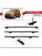 Kia Soul Hatchback 2009-2013 Arası ile Uyumlu Basıc Model Ara Atkı Tavan Barı Siyah 5