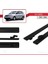 Kia Carens 2002-2006 Arası ile Uyumlu Basıc Model Ara Atkı Tavan Barı Siyah 3