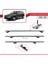 Alfa Romeo 156 Crosswagon (T932) 2000-2007 Arası ile Uyumlu Basıc Model Ara Atkı Tavan Barı Gri 5