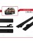 Dacia Duster 2010-2014 Arası ile Uyumlu Basıc Model Ara Atkı Tavan Barı Siyah 3