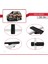 Dacia Duster 2010-2014 Arası ile Uyumlu Basıc Model Ara Atkı Tavan Barı Siyah 4