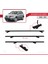 Mitsubishi Outlander 2006-2013 Arası ile Uyumlu Basıc Model Ara Atkı Tavan Barı Siyah 5