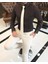 Italyan Stil Slim Fit Saten Pamuk Erkek Kravat Yaka Gömlek Kahverengi T9426 2