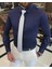 Italyan Stil Slim Fit Saten Pamuk Erkek Kravat Yaka Gömlek Parlement T9425 1