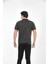 Baba Yakalı Cepli Desenli Model Klasik Kesim T-Shirt 2