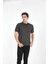 Baba Yakalı Cepli Desenli Model Klasik Kesim T-Shirt 3