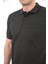 Baba Yakalı Cepli Desenli Model Klasik Kesim T-Shirt 5