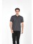 Baba Yakalı Cepli Desenli Model Klasik Kesim T-Shirt 2