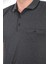 Baba Yakalı Cepli Desenli Model Klasik Kesim T-Shirt 5