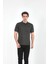 Baba Yakalı Cepli Desenli Model Klasik Kesim T-Shirt 1