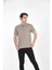 Baba Yakalı Cepli Desenli Model Klasik Kesim T-Shirt 2