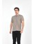 Baba Yakalı Cepli Desenli Model Klasik Kesim T-Shirt 3