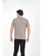 Baba Yakalı Cepli Desenli Model Klasik Kesim T-Shirt 5