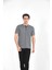 Baba Yakalı Cepli Desenli Model Klasik Kesim T-Shirt 3