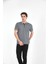 Baba Yakalı Cepli Desenli Model Klasik Kesim T-Shirt 4