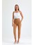 Pantolon - Bilekte Atlas Kumas Pantolon | PNT19003 Camel 2