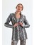 Ici Astarlı Leopar Desenli Abiye Pul Payet Ceket | CKT34264 2