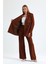 Içi Astarlı Hürrem Kumaş Oversize Blazer Ceket | CKT34236 Kahve 4