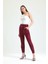 Beli ve Paçaları Lastikli Süet Pantolon | PNT33895 Bordo 1