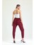 Beli ve Paçaları Lastikli Süet Pantolon | PNT33895 Bordo 5