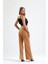 Süs Dikişli Hürrem Kumaş Bol Paça Pantolon | PNT34239 Camel 5