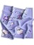 Lila Floral Twill Ipek Eşarp 4