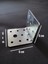 L Demir Büyük 6 x 6 cm Mobilya Askı Aparatı Raf Ayağı Raf Askı Aparatı Raf Aparatı 1