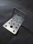 L Demir Büyük 6 x 6 cm Mobilya Askı Aparatı Raf Ayağı Raf Askı Aparatı Raf Aparatı 3