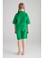 Kız Çocuk Keten Ikili Takım - Yeşil (Benetton) 4