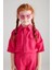 Kız Çocuk Keten Ikili Takım - Fuşya 3