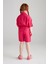 Kız Çocuk Keten Ikili Takım - Fuşya 5