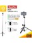 Tripod ve Selfie Çubuğu P170 Bluetooth Uzaktan Kumandalı Cep Telefonu Yüksekliği Ayarlanabilir Masaüstü Portatif Taşınabilir Iç ve Dış Mekan Evde Tatilde Kampda Kullanıma Uygun Tripod 5