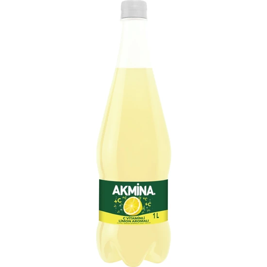 Akmina C Vitaminli Limon Aromalı Maden Suyu 1 L